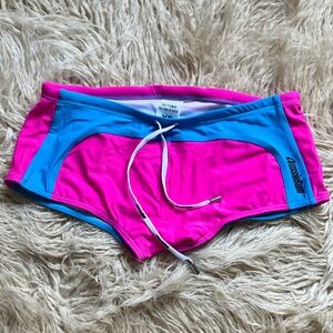Aussiebum Men's Pink & Blue Swim Trunks